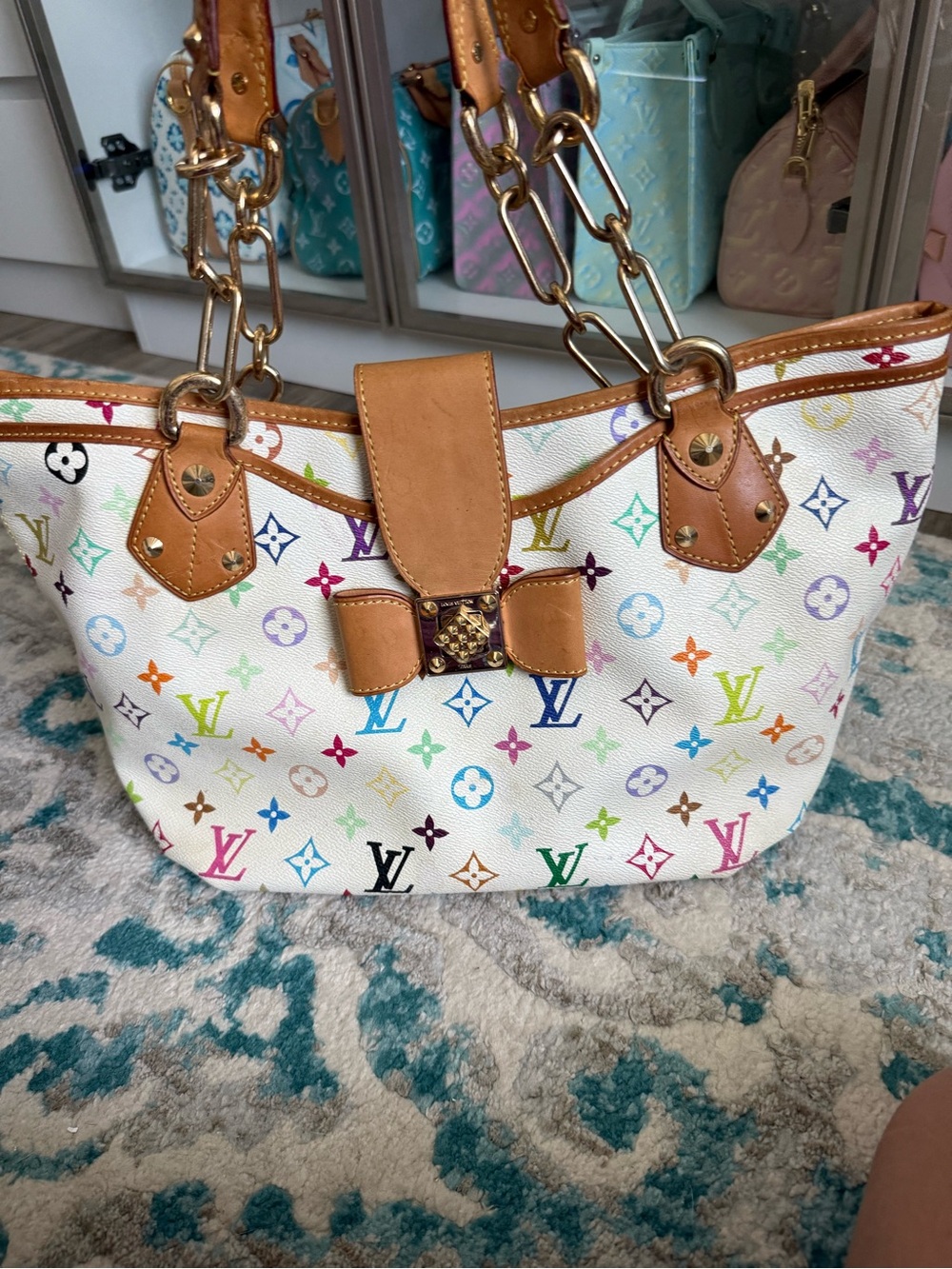 Large colorful tote